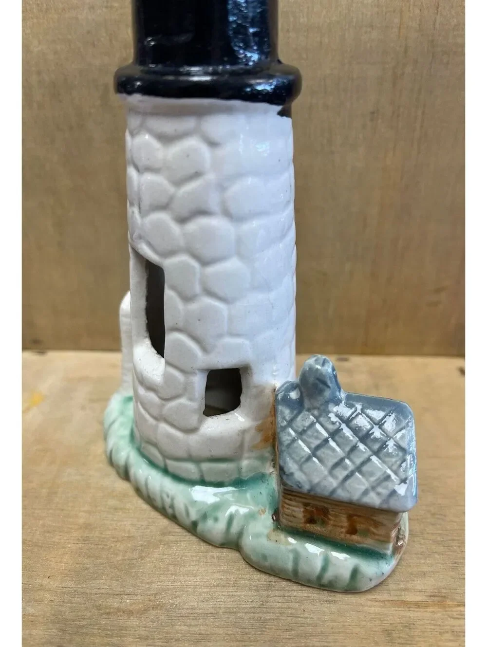 Vintage Aquarium Lighthouse Decor
